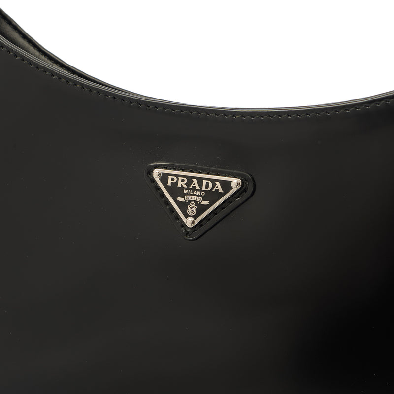 Picture of Prada Shoulder Bag Cleo Shoulder Bag in Black, Patent Leather