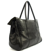 Picture of Mulberry Tote Bayswater Heritage in Black, Exotic Effect Leather