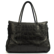 Picture of Mulberry Tote Bayswater Heritage in Black, Exotic Effect Leather