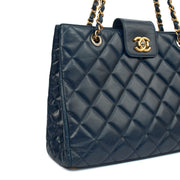 Picture of Chanel Tote Vintage Tote in Blue, Leather