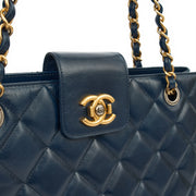 Picture of Chanel Tote Vintage Tote in Blue, Leather