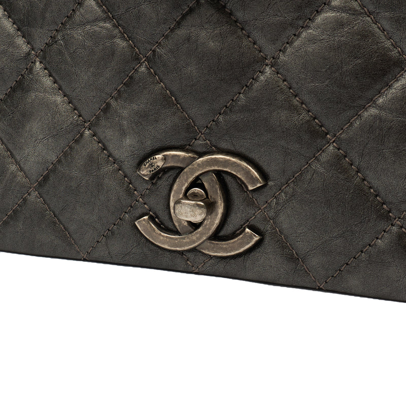 Picture of Chanel Shoulder Bag Chain Flap Bag in Metallic, Crinkled Calfskin Leather