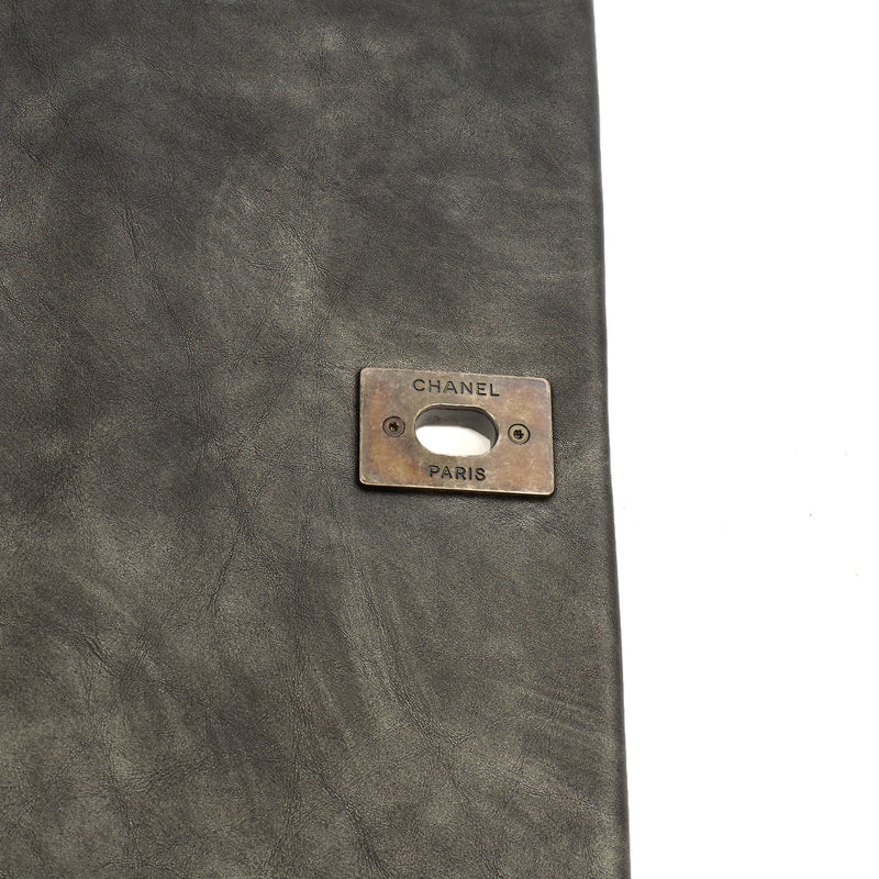 Picture of Chanel Shoulder Bag Chain Flap Bag in Metallic, Crinkled Calfskin Leather