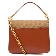 Picture of Coach Cross Body Beat in Brown, Leather
