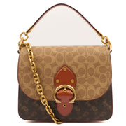 Picture of Coach Cross Body Beat in Brown, Leather