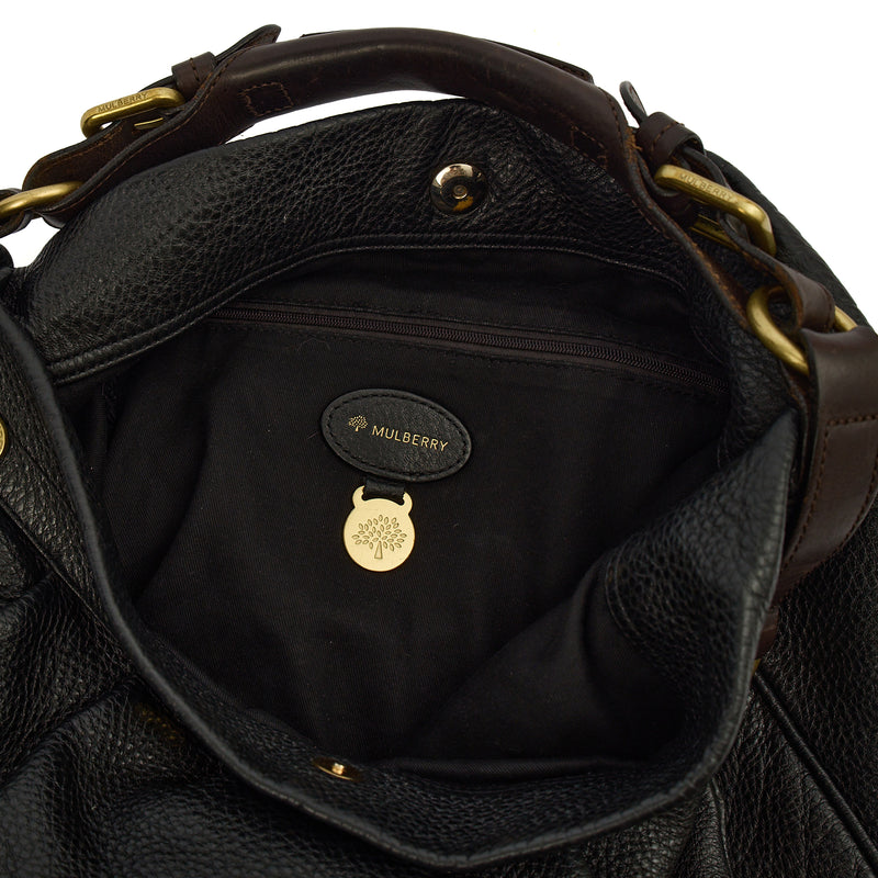 Picture of Mulberry Tote Mitzy Tote in Black, Calfskin Leather