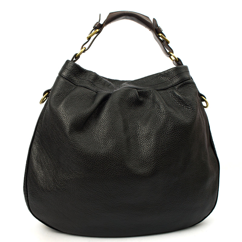 Picture of Mulberry Tote Mitzy Tote in Black, Calfskin Leather