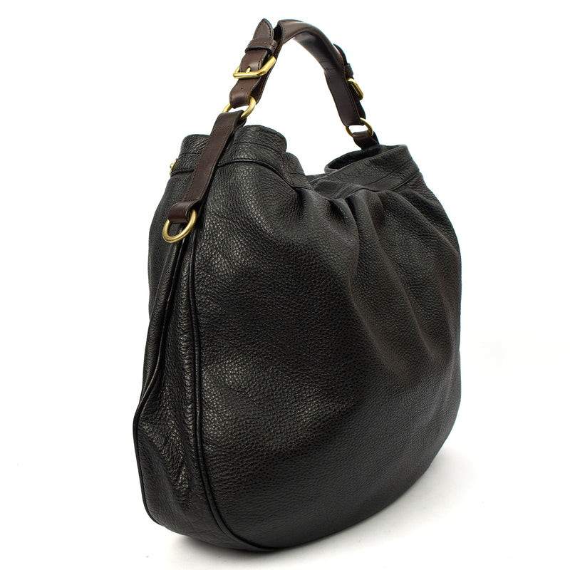 Picture of Mulberry Tote Mitzy Tote in Black, Calfskin Leather