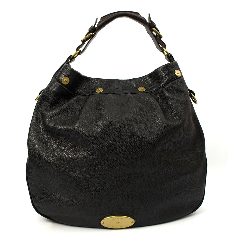 Picture of Mulberry Tote Mitzy Tote in Black, Calfskin Leather