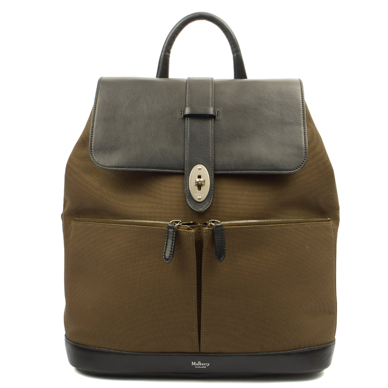 Picture of Mulberry Backpack Heritage Backpack in Green, Fabric
