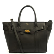 Picture of Mulberry Tote Zipped Bayswater - Small in Black, Calfskin Leather