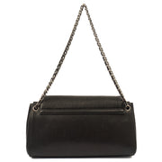 Picture of Chanel Shoulder Bag Mademoiselle East West Flap in Black, Calfskin Leather