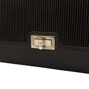 Picture of Chanel Shoulder Bag Mademoiselle East West Flap in Black, Calfskin Leather