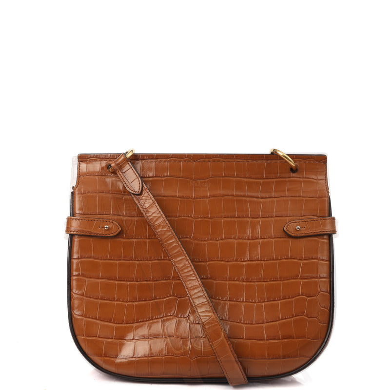 Picture of Mulberry Satchel Amberley in Oak, Exotic Effect Leather
