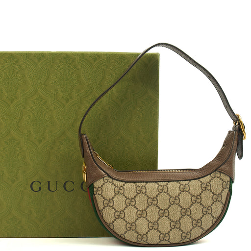 Picture of Gucci Shoulder Bag Ophidia mini GG in GG Supreme, Leather