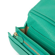 Picture of Mulberry Wallet Wallet in Aqua Green, Leather