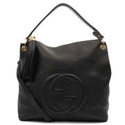 Picture of Gucci Shoulder Bag Soho Hobo in Black, Leather