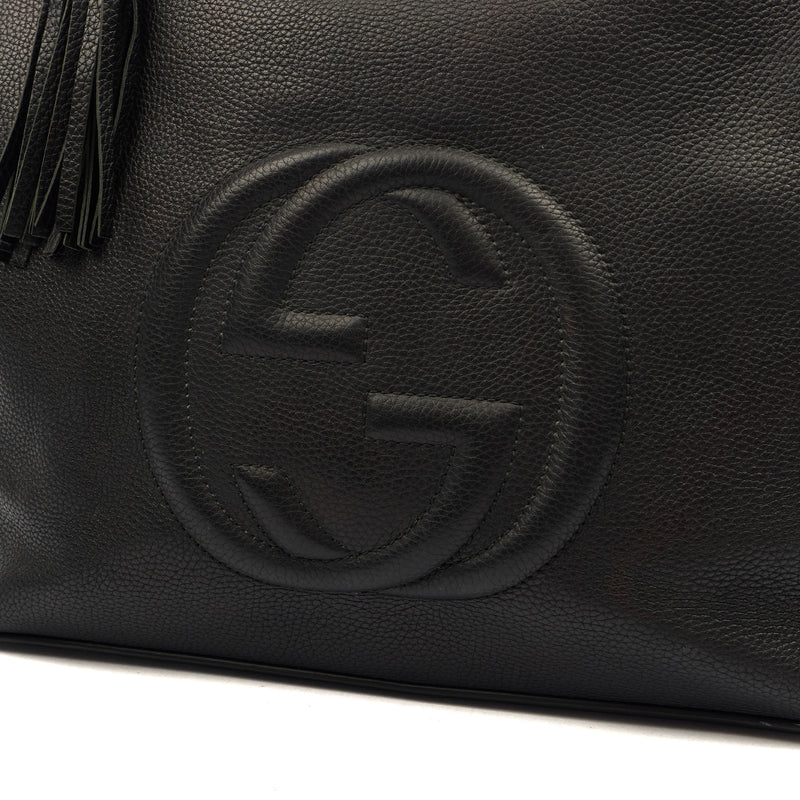 Picture of Gucci Shoulder Bag Soho Hobo in Black, Leather