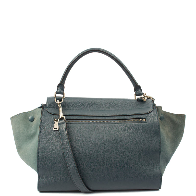 Picture of Celine Shoulder Bag Trapeze - Large in Blue, Leather