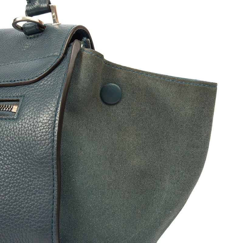 Picture of Celine Shoulder Bag Trapeze - Large in Blue, Leather