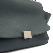 Picture of Celine Shoulder Bag Trapeze - Large in Blue, Leather