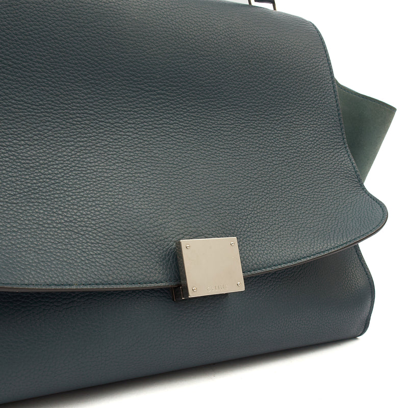 Picture of Celine Shoulder Bag Trapeze - Large in Blue, Leather