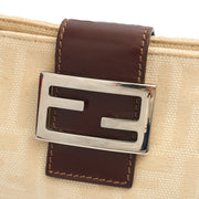 Picture of Fendi Shoulder Bag Baguette - Mini in Zucca FF, Canvas