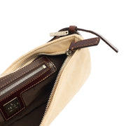 Picture of Fendi Shoulder Bag Baguette - Mini in Zucca FF, Canvas
