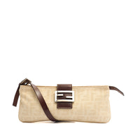 Picture of Fendi Shoulder Bag Baguette - Mini in Zucca FF, Canvas