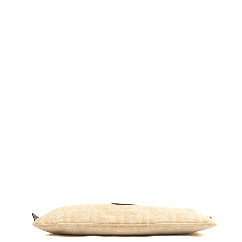 Picture of Fendi Shoulder Bag Baguette - Mini in Zucca FF, Canvas