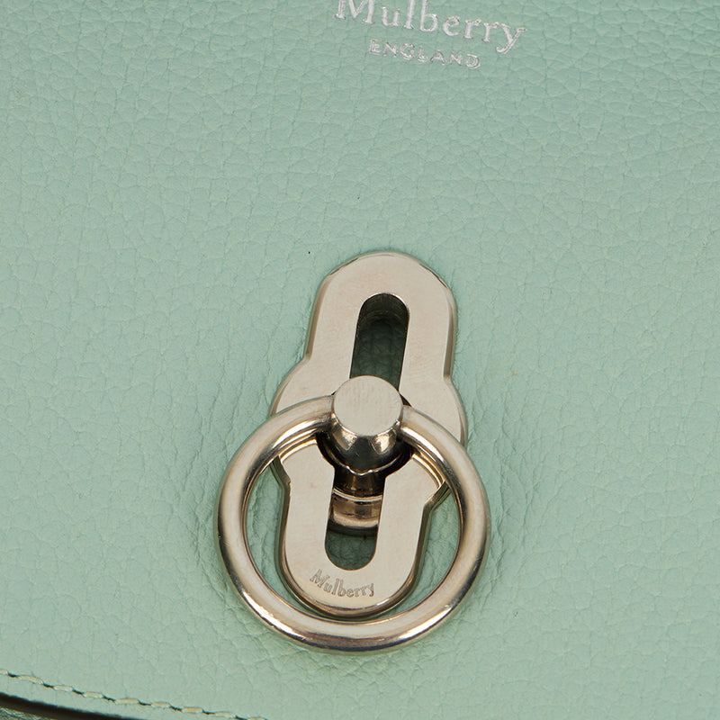 Picture of Mulberry Cross Body Amberley Satchel - Mini in Blue, Calfskin Leather