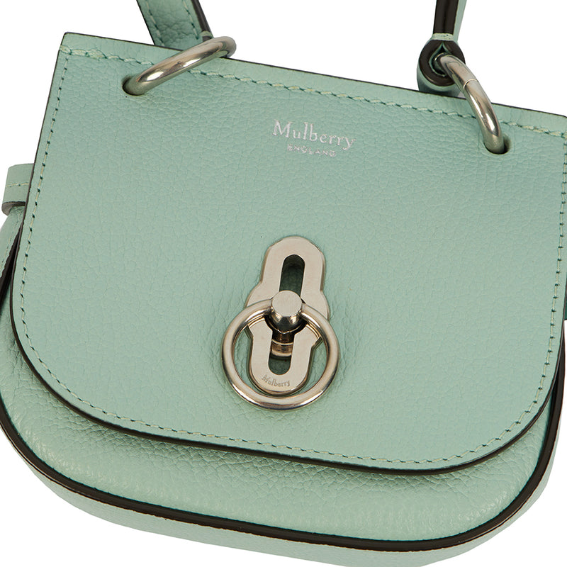 Picture of Mulberry Cross Body Amberley Satchel - Mini in Blue, Calfskin Leather