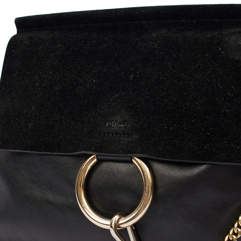 Picture of Chloe Satchel Faye - Medium in Black, Leather