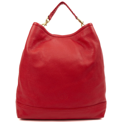 Picture of Mulberry Tote Effie Hobo in Red, Calfskin Leather