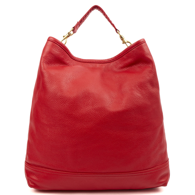 Picture of Mulberry Tote Effie Hobo in Red, Calfskin Leather