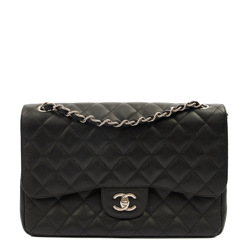 Picture of Chanel Shoulder Bag Classic Double Flap - Large in Black, Caviar Leather