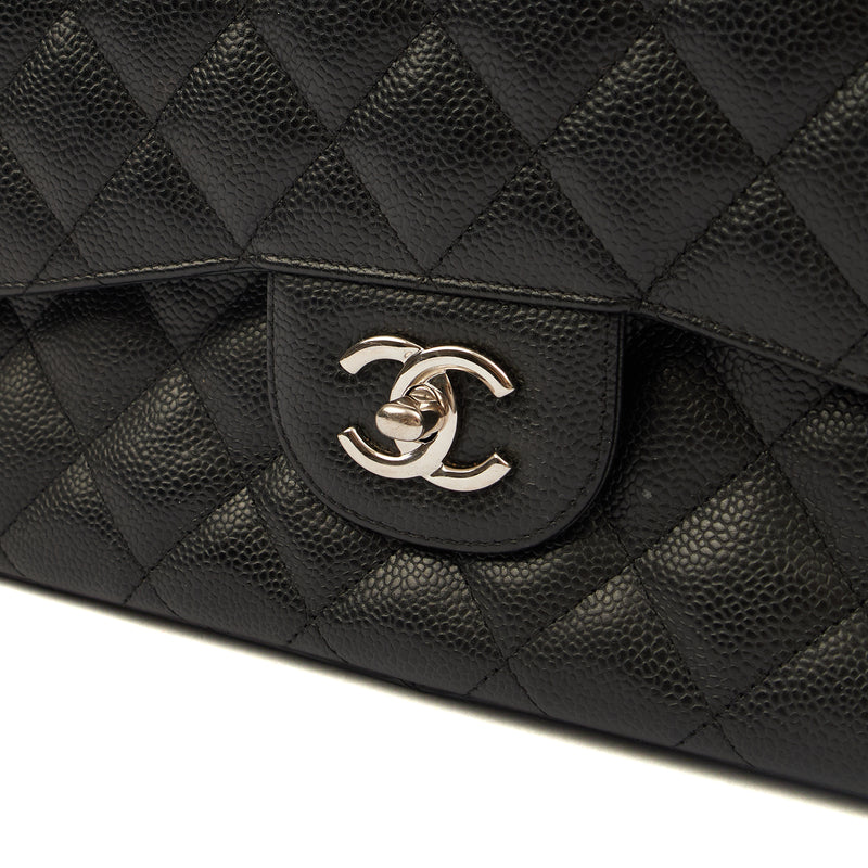 Picture of Chanel Shoulder Bag Classic Double Flap - Large in Black, Caviar Leather