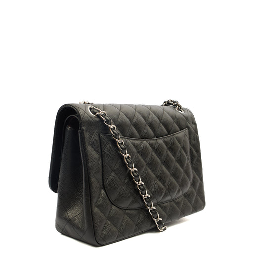 Picture of Chanel Shoulder Bag Classic Double Flap - Large in Black, Caviar Leather