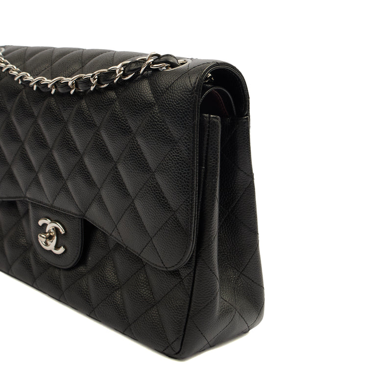 Picture of Chanel Shoulder Bag Classic Double Flap - Large in Black, Caviar Leather