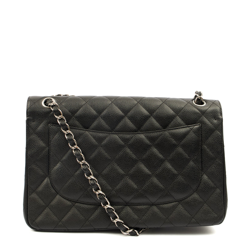 Picture of Chanel Shoulder Bag Classic Double Flap - Large in Black, Caviar Leather