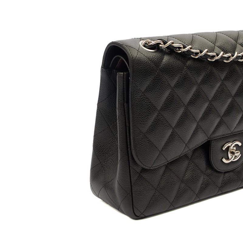 Picture of Chanel Shoulder Bag Classic Double Flap - Large in Black, Caviar Leather