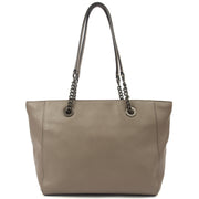 Picture of Coach Tote Turnlock Tote in Grey, Leather