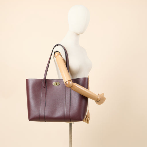 Picture of Mulberry Tote Bayswater Tote in Oxblood, Calfskin Leather