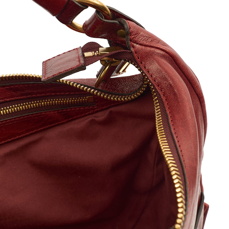 Picture of Chloe Tote Heloise  in Red, Leather