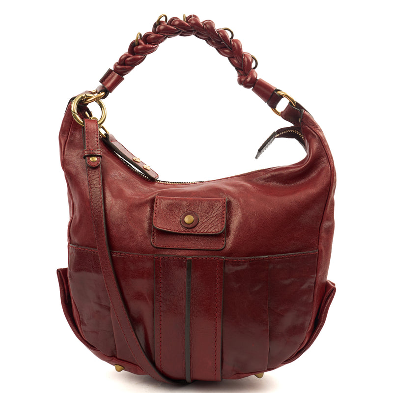 Picture of Chloe Tote Heloise  in Red, Leather
