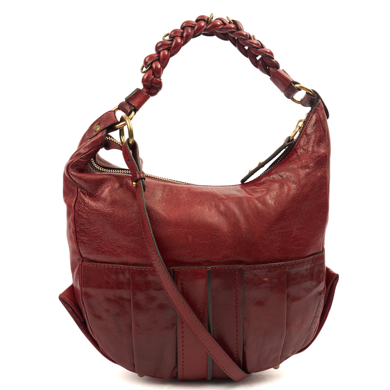 Picture of Chloe Tote Heloise  in Red, Leather