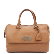 Picture of Mulberry Tote Del Rey in Deer Brown, Calfskin Leather