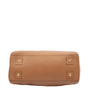 Picture of Mulberry Tote Del Rey in Deer Brown, Calfskin Leather