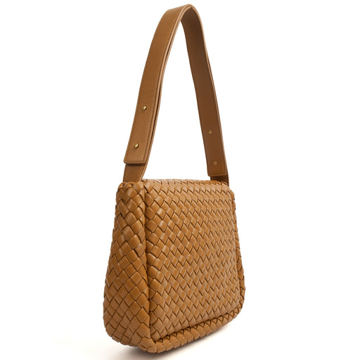 Picture of Bottega Veneta Shoulder Bag Cobble - Small in Brown, Leather