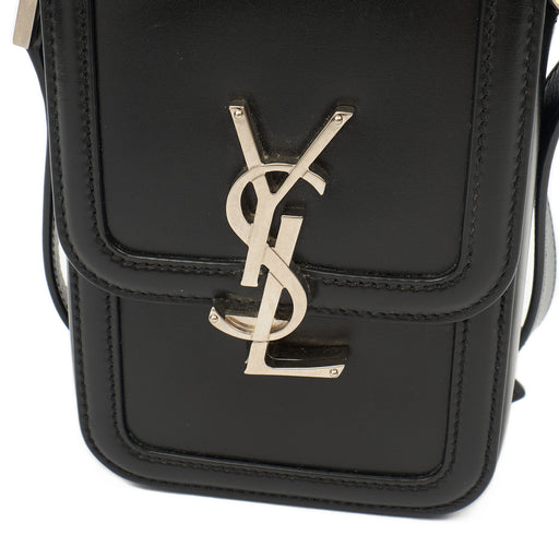 Picture of Saint Laurent Cross Body Victoire Crossbody in Black, Leather